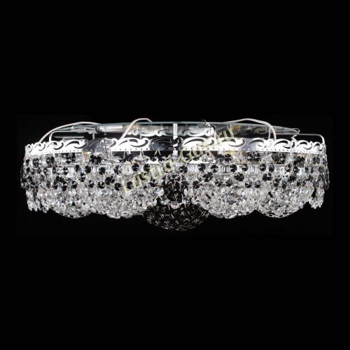 Люстра Вьюга №3 черная в Химках Гусь Хрустальный