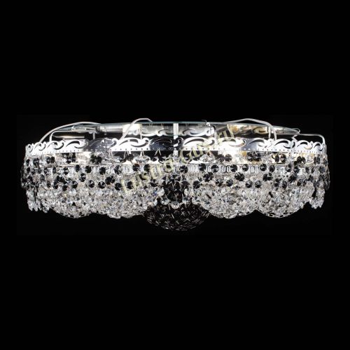 Люстра Вьюга №3 черная в Химках Гусь Хрустальный