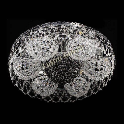 Люстра Вьюга №3 черная в Химках Гусь Хрустальный