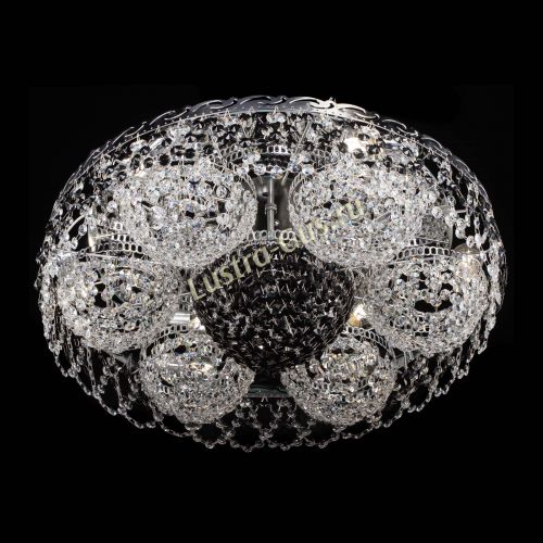 Люстра Вьюга №3 черная в Химках Гусь Хрустальный