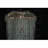 Люстра Вьюга длинная красная в Химках Люстра Вьюга длинная красная в Химках