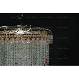 Люстра Вьюга длинная красная в Химках Люстра Вьюга длинная красная в Химках