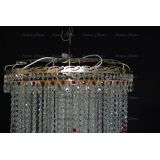 Люстра Вьюга длинная красная в Химках Люстра Вьюга длинная красная в Химках