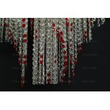 Люстра Вьюга длинная красная в Химках Люстра Вьюга длинная красная в Химках