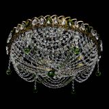 Люстра Жасмин №1 под бронзу зеленая в Химках