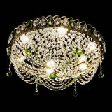 Люстра Жасмин №1 под бронзу зеленая в Химках