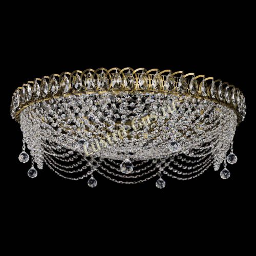 Люстра Жасмин №1 - 700 мм под бронзу в Химках Гусь Хрустальный