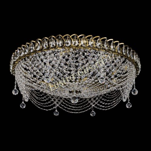 Люстра Жасмин №1 - 700 мм под бронзу в Химках Гусь Хрустальный