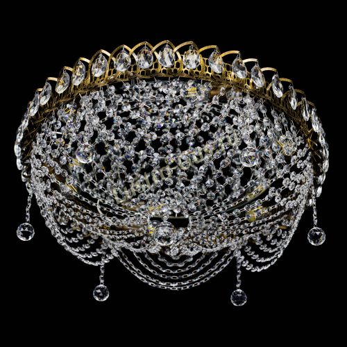 Люстра Жасмин №1 под бронзу в Химках Гусь Хрустальный