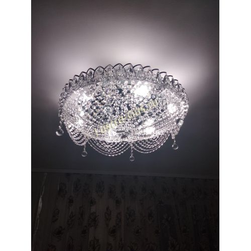 Люстра Жасмин №1 - 6 ламп в Химках Гусь Хрустальный