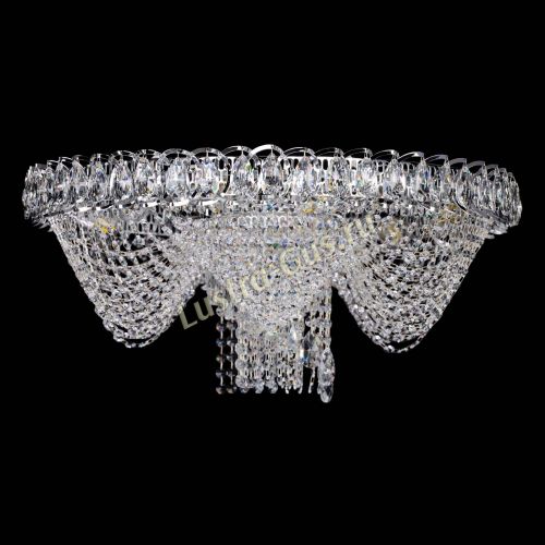 Люстра Жасмин Каскад 600 мм в Химках Гусь Хрустальный