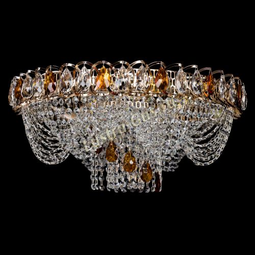 Люстра Жасмин Каскад чайный в Химках Гусь Хрустальный