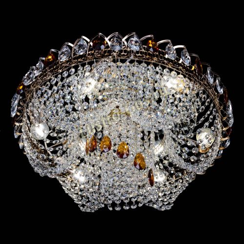 Люстра Жасмин Каскад чайный в Химках Гусь Хрустальный