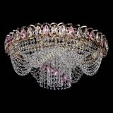 Люстра Жасмин Каскад розовый в Химках