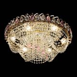 Люстра Жасмин Каскад розовый в Химках