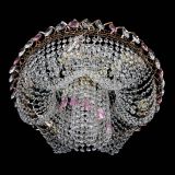 Люстра Жасмин Каскад розовый в Химках