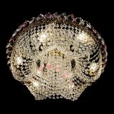 Люстра Жасмин Каскад розовый в Химках