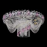 Люстра Жасмин Каскад розовый в Химках