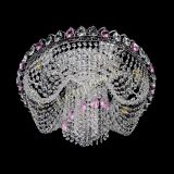 Люстра Жасмин Каскад розовый в Химках