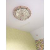 Люстра Жасмин Каскад розовый в Химках