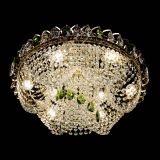 Люстра Жасмин Каскад зеленый в Химках Люстра Жасмин Каскад зеленый в Химках