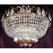 Люстра Капель Кулон цветная