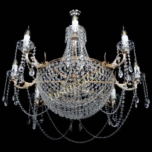 Люстра Елизавета №13 Купол в Химках Гусь Хрустальный
