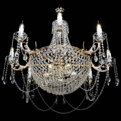 Люстра Елизавета №13 Купол в Химках Гусь Хрустальный