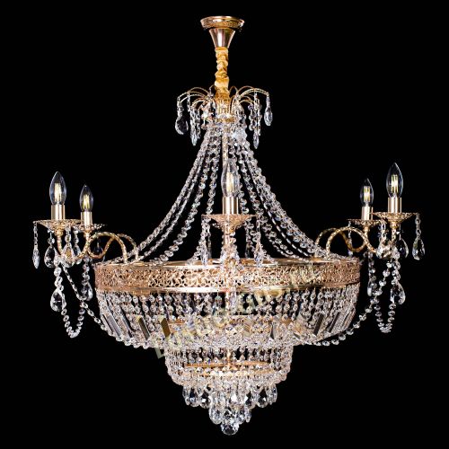 Люстра Валенсия №5 рожковая в Химках Гусь Хрустальный