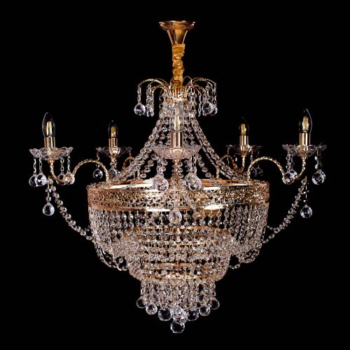 Люстра Валенсия №9 рожковая в Химках Гусь Хрустальный