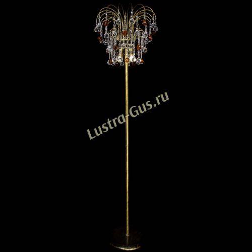 Торшер Агата шар под бронзу Чайный в Химках Гусь Хрустальный