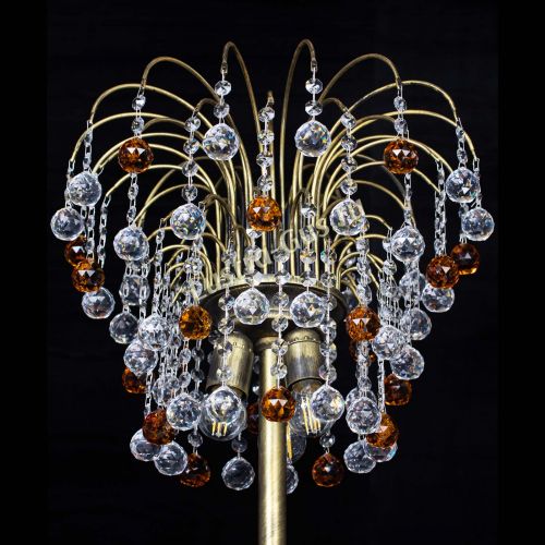 Торшер Агата шар под бронзу Чайный в Химках Гусь Хрустальный