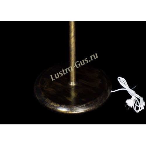 Торшер Агата шар под бронзу Чайный в Химках Гусь Хрустальный