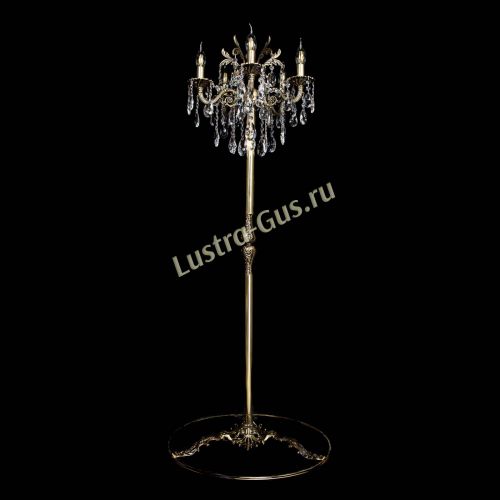 Бронзовый торшер Антей №5/1 в Химках Гусь Хрустальный