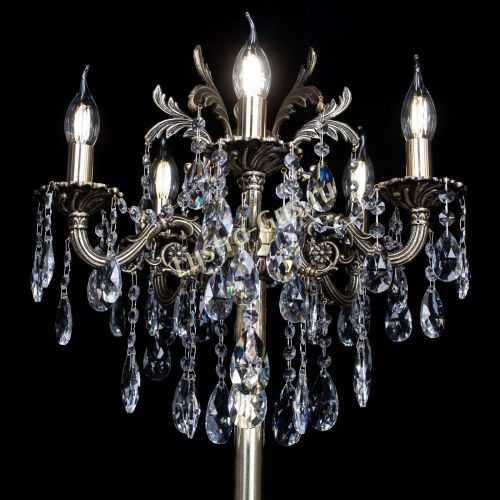 Бронзовый торшер Антей №5/1 в Химках Гусь Хрустальный