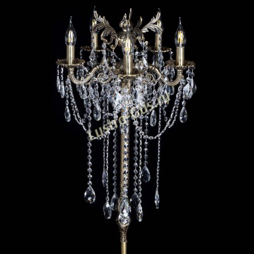 Бронзовый торшер Антей №5/2 в Химках Гусь Хрустальный