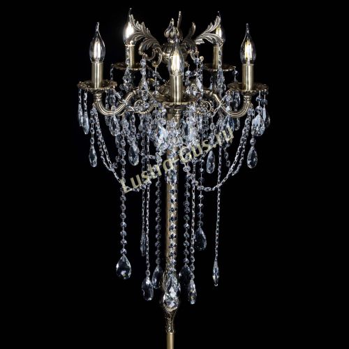 Бронзовый торшер Антей №5/2 в Химках Гусь Хрустальный