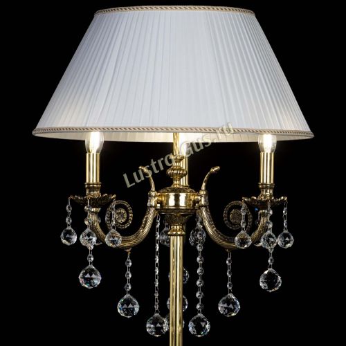 Бронзовый торшер Антик №3/2 шар в Химках Гусь Хрустальный