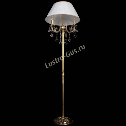 Бронзовый торшер Антик №3/2 шар в Химках Гусь Хрустальный
