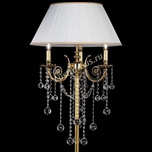 Бронзовый торшер Антик №3 шар в Химках Гусь Хрустальный