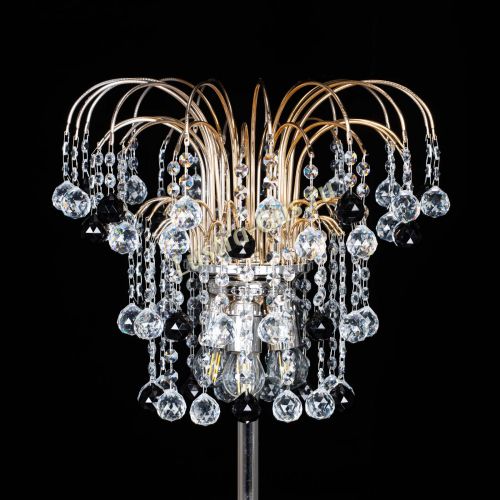 Торшер Акация шар черный в Химках Гусь Хрустальный