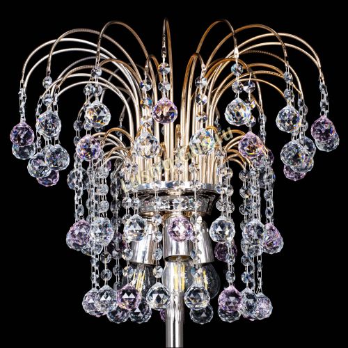 Торшер Акация шар розовый в Химках Гусь Хрустальный