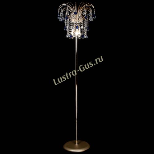 Торшер Акация шар синий в Химках Гусь Хрустальный