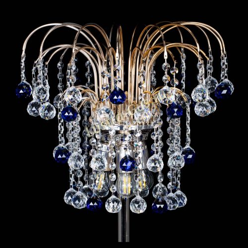 Торшер Акация шар синий в Химках Гусь Хрустальный