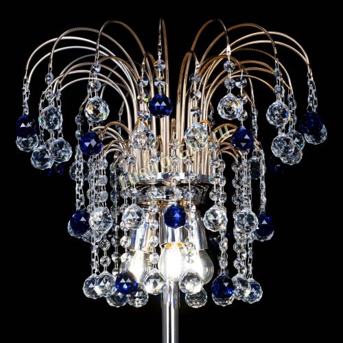 Торшер Акация шар синий в Химках Гусь Хрустальный