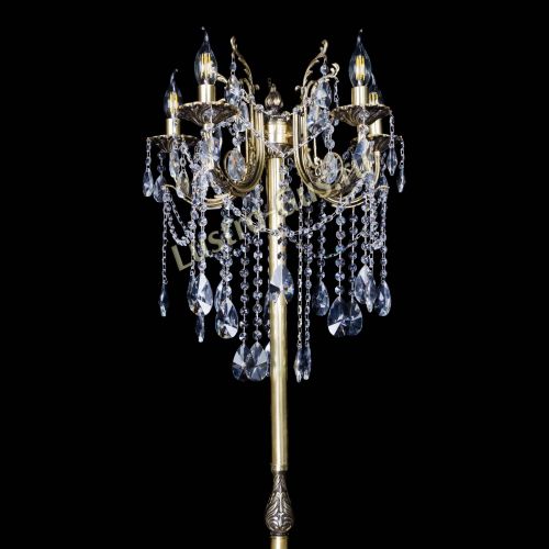 Бронзовый торшер Матильда №2 лучик в Химках Гусь Хрустальный