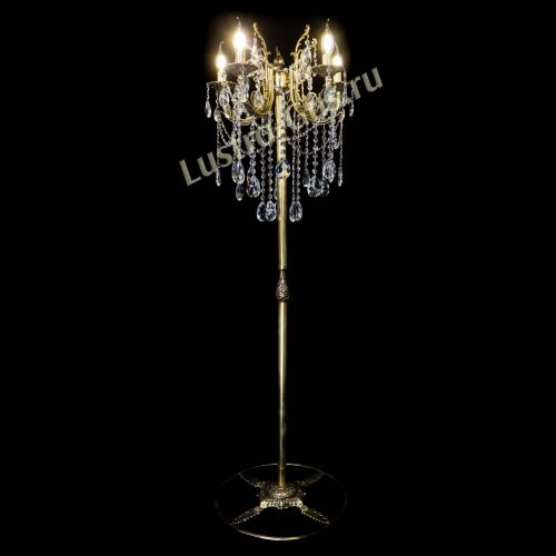 Бронзовый торшер Матильда №2 журавлик в Химках Гусь Хрустальный