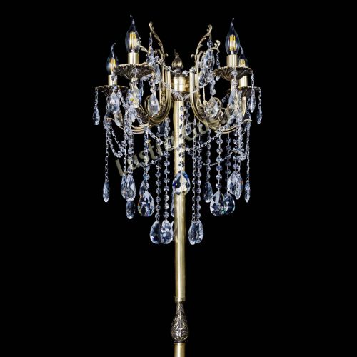 Бронзовый торшер Матильда №2 журавлик в Химках Гусь Хрустальный