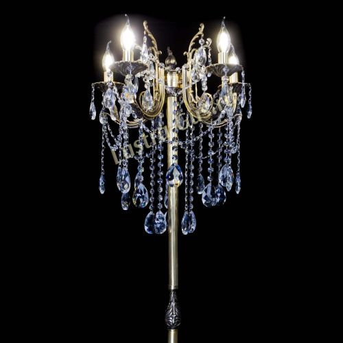 Бронзовый торшер Матильда №2 журавлик в Химках Гусь Хрустальный