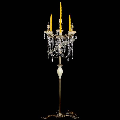 Торшер бронзовый Оникс №3 лучик в Химках Гусь Хрустальный